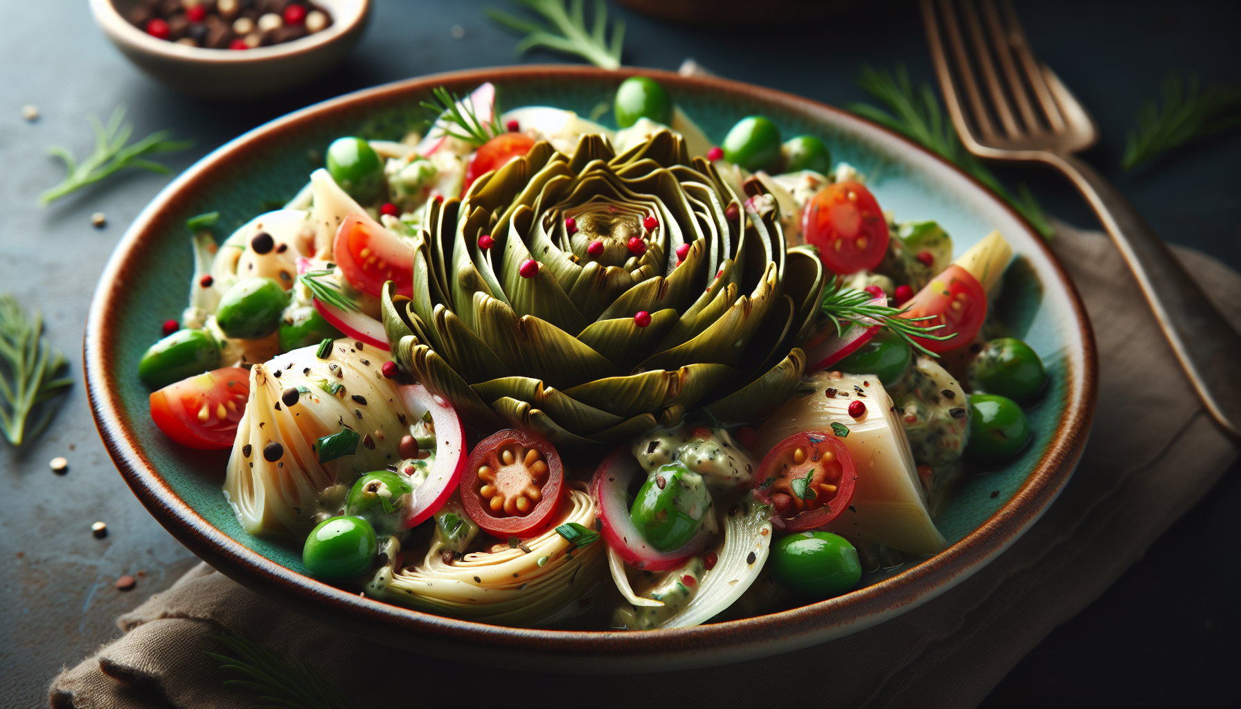 insalata di carciofi crudi